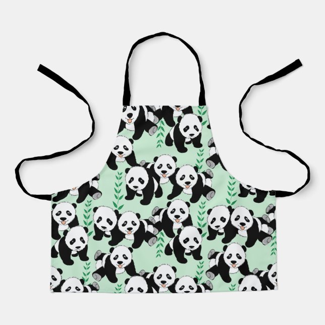 Panda Bears Graphic Schürze (Vorderseite)