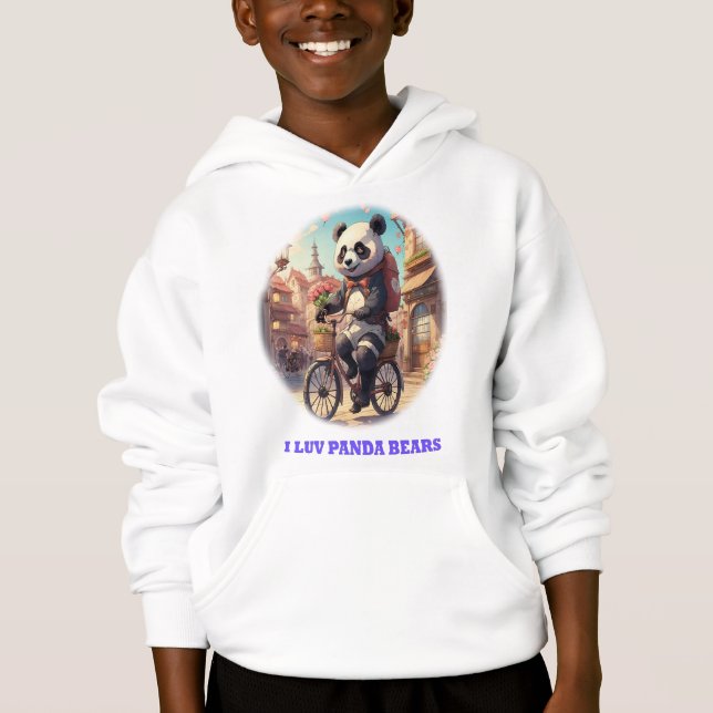 Panda Bears Hoodie (Vorderseite)