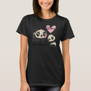 Panda Bears I Liebe Oma T-Shirt