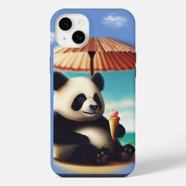 Panda Bears iPhone Hülle (Rückseite)