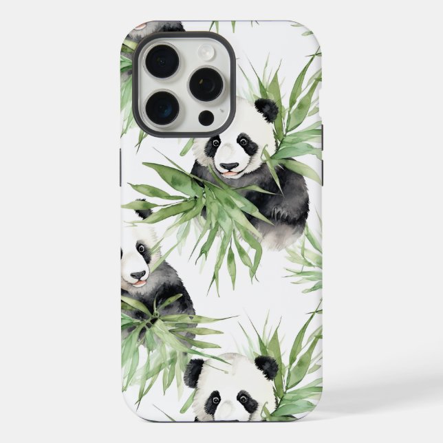 Panda Bears iPhone Hülle (Rückseite)