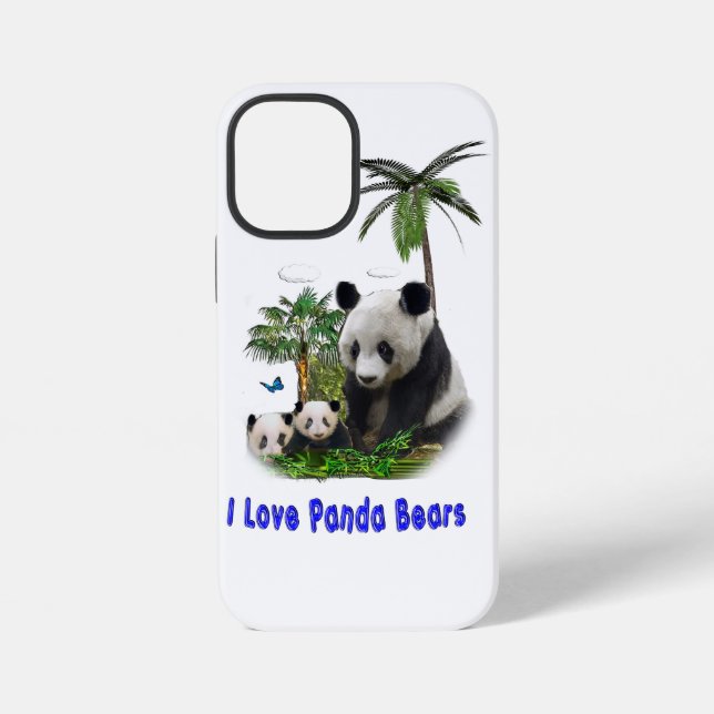 Panda Bears iPhone Hülle (Rückseite)