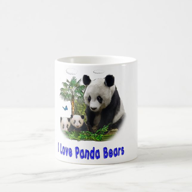 Panda Bears Kaffeetasse (Mittel)