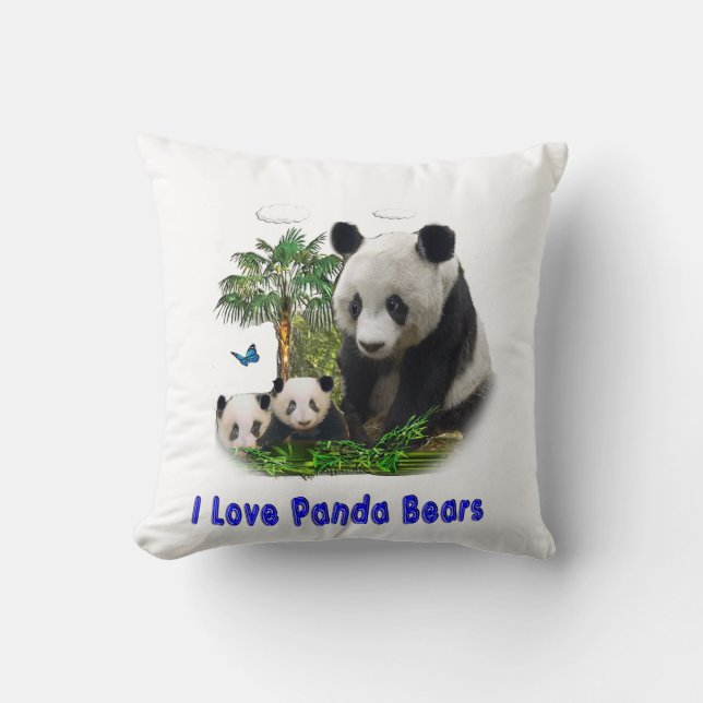Panda Bears Kissen (Vorderseite)
