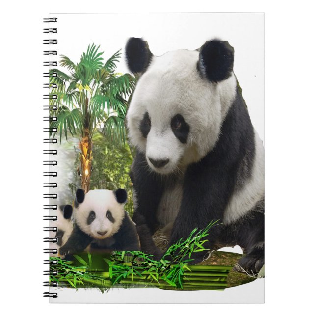 Panda Bears Notizblock (Vorderseite)