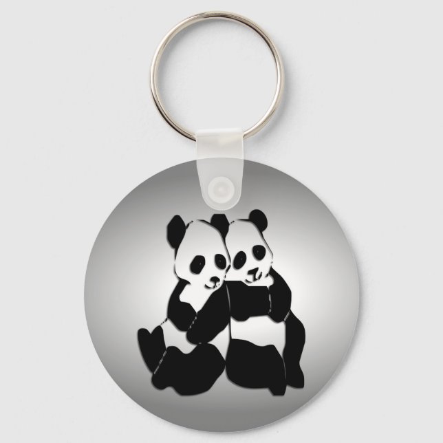 Panda Bears Schlüsselanhänger (Vorderseite)