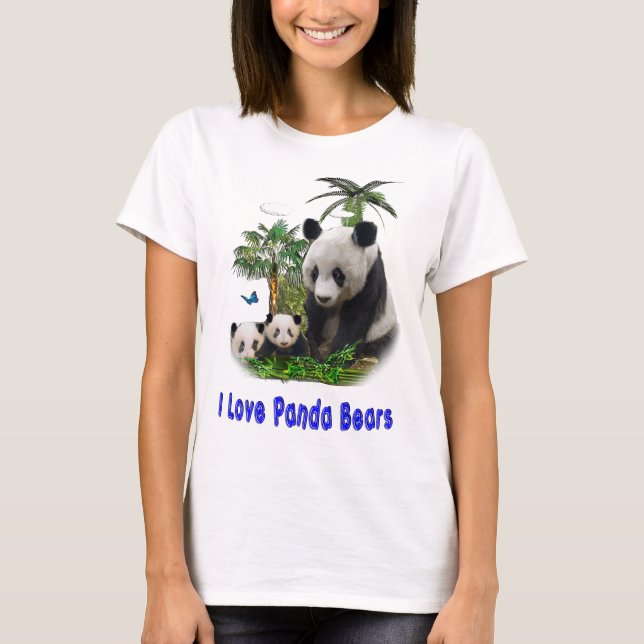 Panda Bears T - Shirt (Vorderseite)