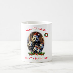 Panda Bears Weihnachts-Tasse Kaffeetasse