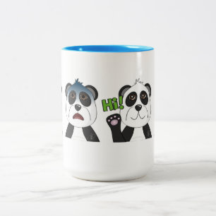 Panda Bears Zweifarbige Tasse