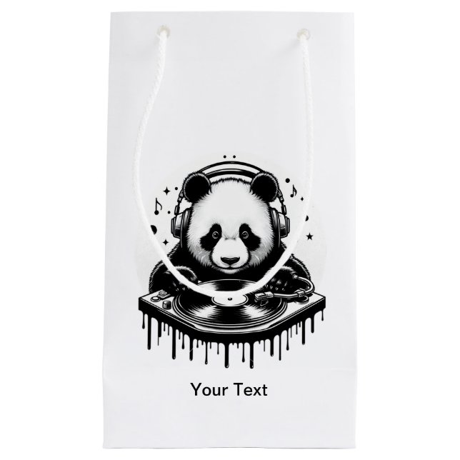 Panda Beat Kleine Geschenktüte (Vorderseite)