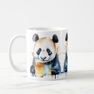 Panda Beer Wildlife & Nature Water Color Set Kaffeetasse