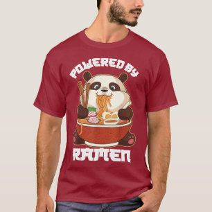 PANDA BEFUGT VON RAMEN  Fett Panda Ess Ramen T-Shirt