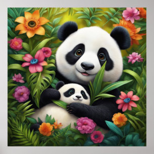 Panda behalten oder ein eigenes Poster zu entwerfe