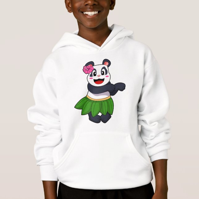 Panda beim Balletttanz Hoodie (Vorderseite)