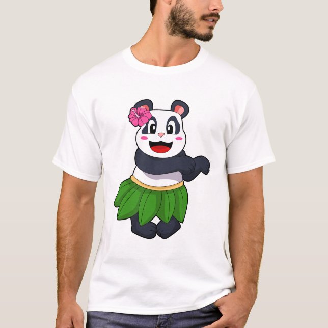 Panda beim Balletttanz T-Shirt (Vorderseite)