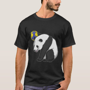 Panda beim Handball Sports T-Shirt