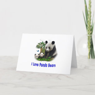 Panda-Beras Feiertagskarte