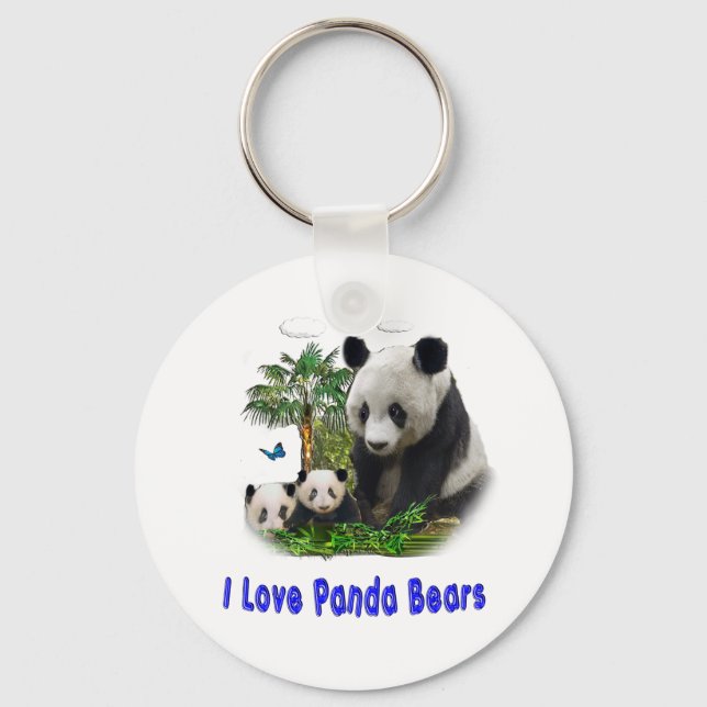Panda-Beras Schlüsselanhänger (Vorderseite)