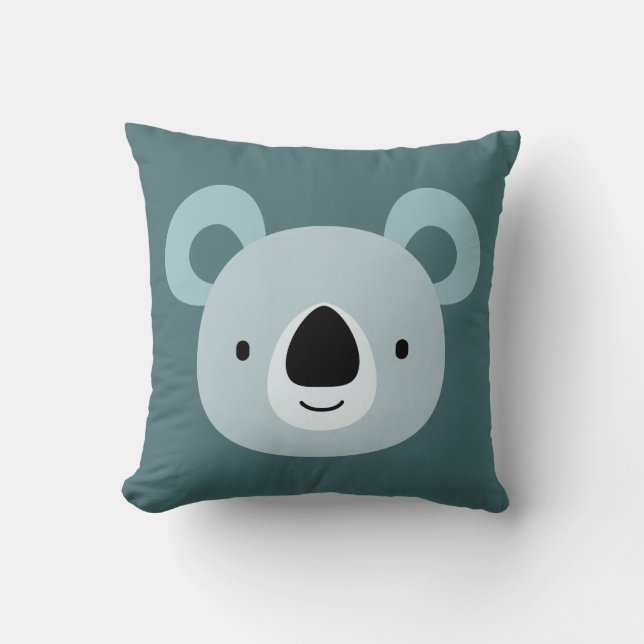 Panda Birthday Kids Art Kissen (Vorderseite)