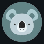 Panda Birthday Kids Art Runder Aufkleber<br><div class="desc">Panda Birthday Kids Art Classic Round Sticker</div>