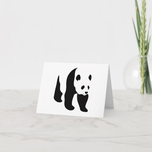 Panda Blank Note Card Karte (Vorderseite)