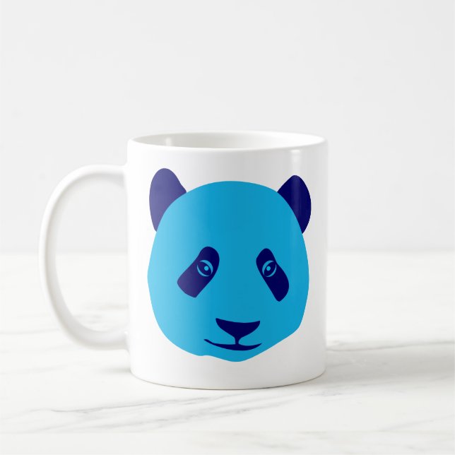 Panda - Blau Kaffeetasse (Links)