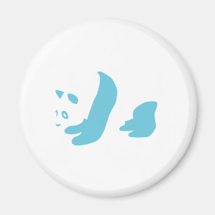 Panda (blau) magnet