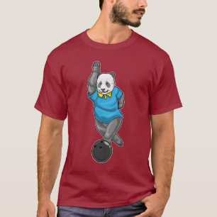 Panda Bowling Bowling T-Shirt