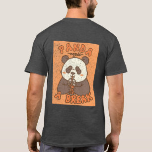 Panda braucht eine Pause – Vintage Retro Süßer Pan T-Shirt