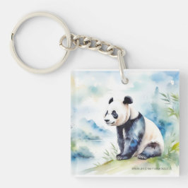 Panda bringt viel Glück Schlüsselanhänger