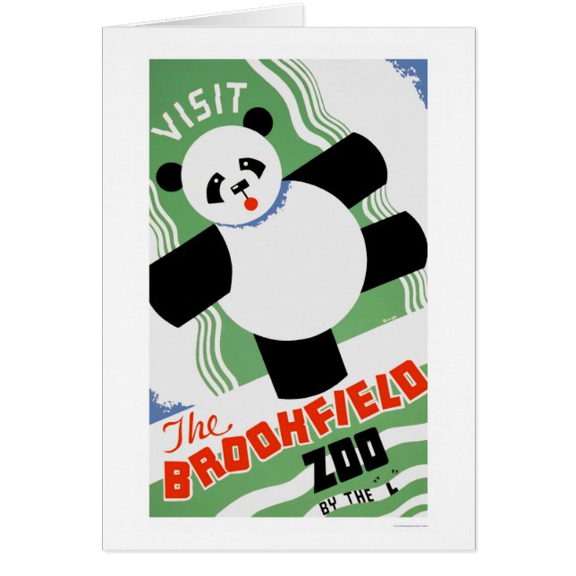Panda Brookfield Zoo WPA 1938 (Vorne)