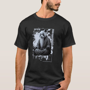 Panda Buddha Meditation Zen Cooles Motiv T-Shirt