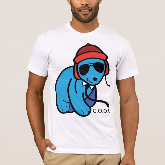 Panda, C.O.O.L T-Shirt (Vorderseite)