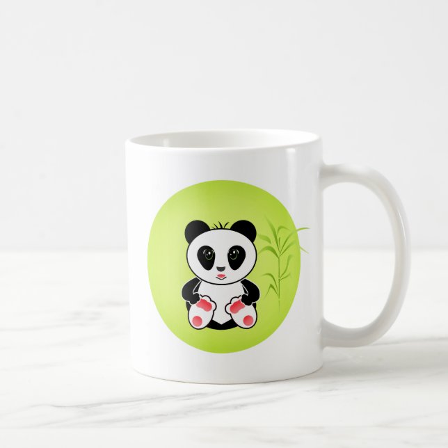 Panda, Cartoon, Kinder Tasse (Rechts)