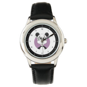 Panda-Cartoon-Uhr Armbanduhr