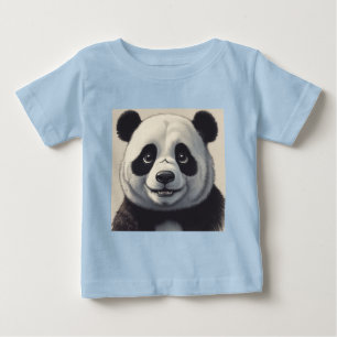 Panda Cartoon Zeichne Kunst Baby T-shirt