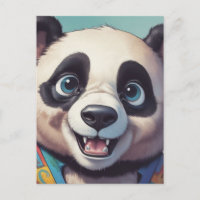 Panda Cartoon Zeichne Kunst