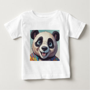 Panda Cartoon-Zeichnung Kunst Baby T-shirt