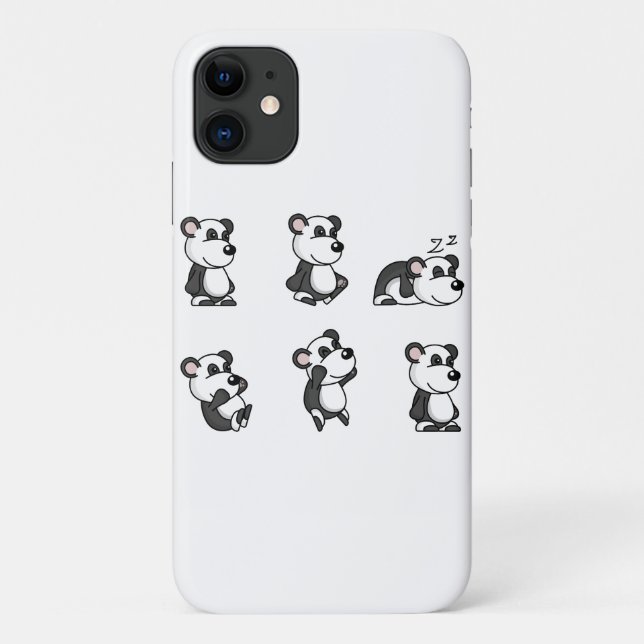 Panda Case-Mate iPhone Hülle (Rückseite)