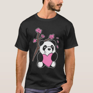 Panda Cherry Blossom Wildlife Rehabilitator T-Shirt