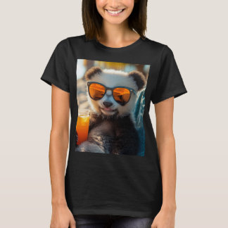 Panda chillt in der Sonne T-Shirt