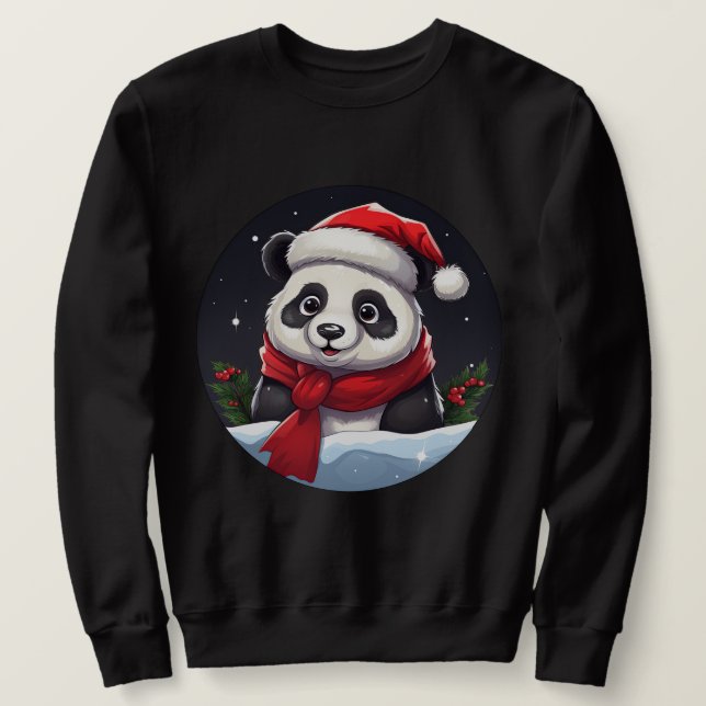 Panda Christmas Sweatshirt (Design vorne)