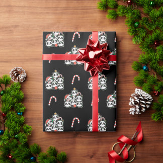 Panda Christmas Tree Funny Animal Christmas Geschenkpapier
