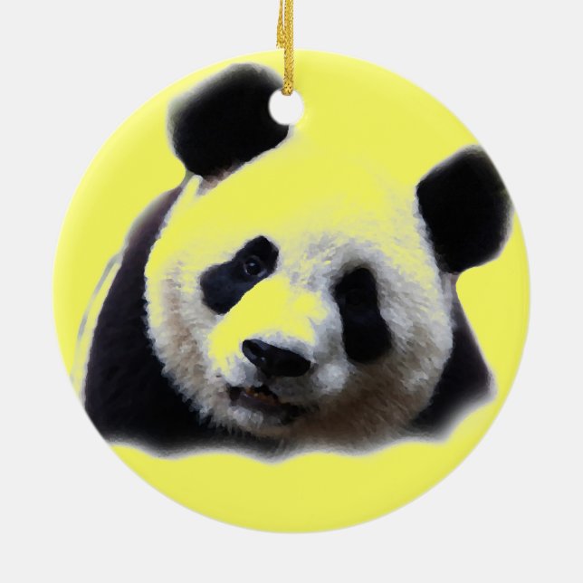 Panda Christmas Tree Ornament (Hinten)