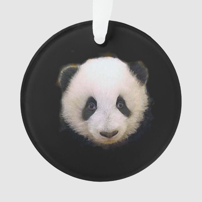 Panda Christmas Tree Ornament (Vorderseite)