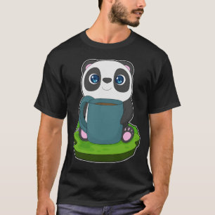 Panda Coffee Cup T-Shirt