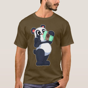 Panda Coffee Cup T-Shirt