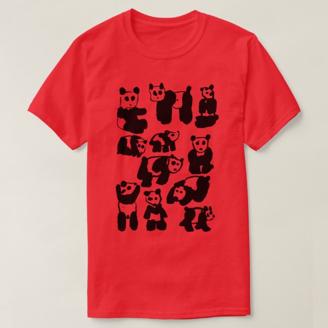 Panda Collection T-Shirt (Design vorne)