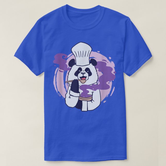 Panda Cooking Bär T-Shirt (Design vorne)