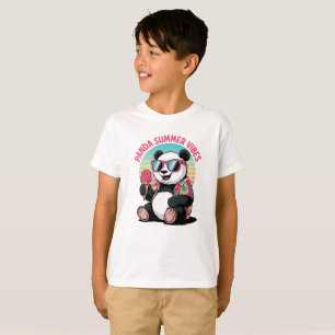 PANDA COOL SOMMER EIS KIND T-Shirt